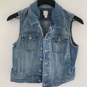LC Lauren Conrad denim vest